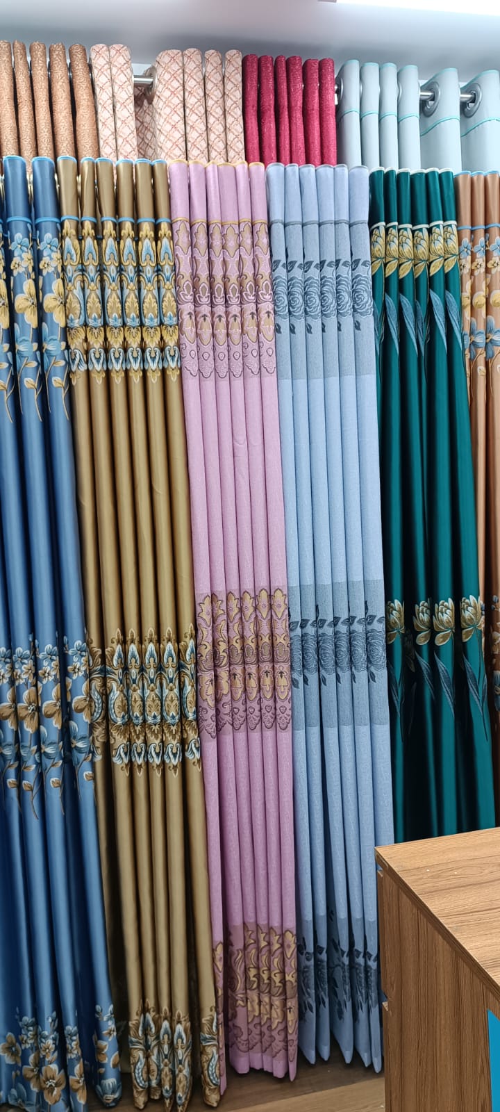 Curtain installation